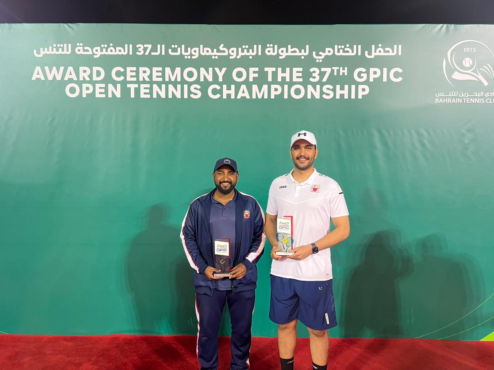 فريق وزارة الداخلية يحقق المركز الثاني في بطولة شركة الخليج لصناعة البتروكيماويات GPIC المفتوحة للتنس<